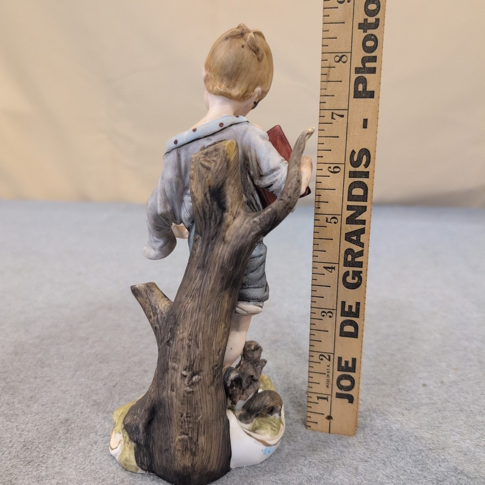 Vintage Folk Singers Porcelain Boy with Accordion Figurine 2147 Matte Finish - Picture 4 of 6